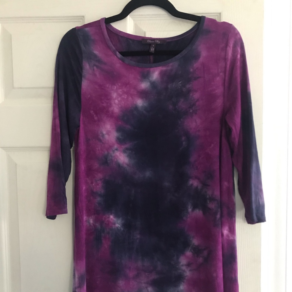 Tie dye long sleeve shirt